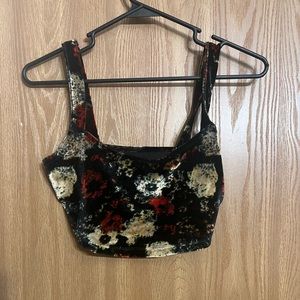 Ecote Velvet crop top